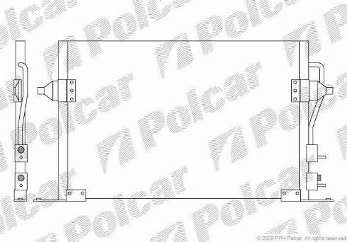 Polcar 3217K81X - Condensateur, climatisation cwaw.fr