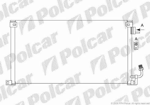 Polcar 2306K8C2 - Condensateur, climatisation cwaw.fr