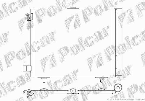 Polcar 2316K81X - Condensateur, climatisation cwaw.fr