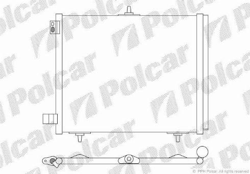 Polcar 2316K82X - Condensateur, climatisation cwaw.fr