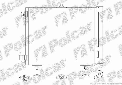 Polcar 2316K8C1 - Condensateur, climatisation cwaw.fr