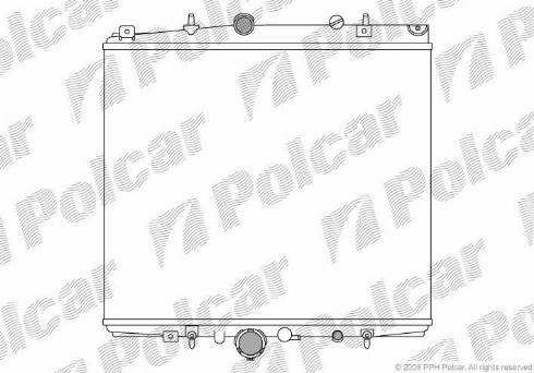 Polcar 2381082X - Radiateur, refroidissement du moteur cwaw.fr