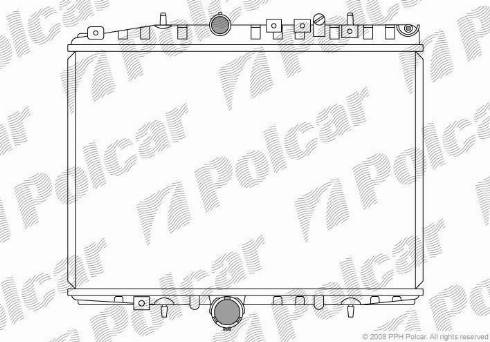 Polcar 2332081X - Radiateur, refroidissement du moteur cwaw.fr