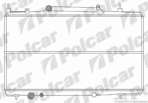 Polcar 2332083X - Radiateur, refroidissement du moteur cwaw.fr