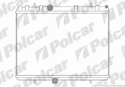 Polcar 2329081X - Radiateur, refroidissement du moteur cwaw.fr