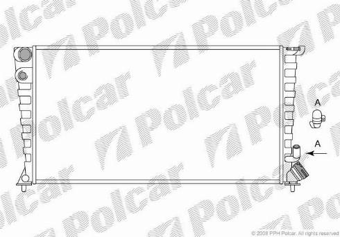 Polcar 2326084X - Radiateur, refroidissement du moteur cwaw.fr