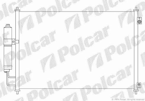 Polcar 2747K8C1 - Condensateur, climatisation cwaw.fr