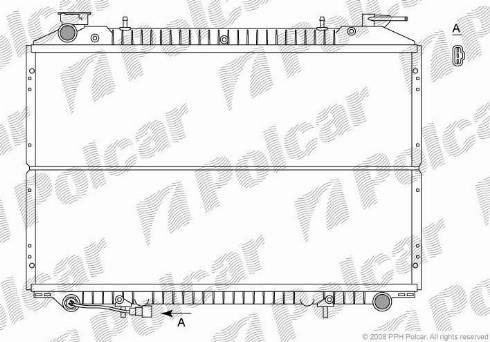 Polcar 2750083X - Radiateur, refroidissement du moteur cwaw.fr