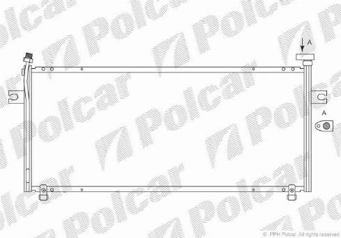 Polcar 2705K8C3 - Condensateur, climatisation cwaw.fr