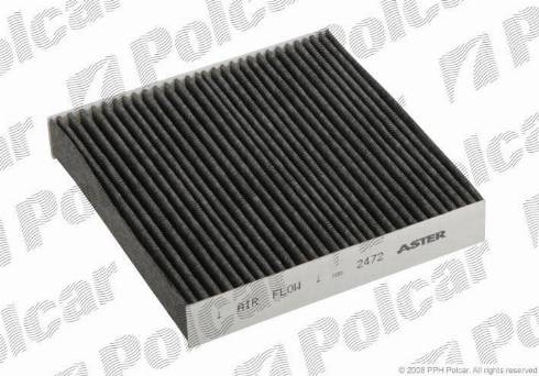 Polcar AS2472 - Filtre, air de l'habitacle cwaw.fr