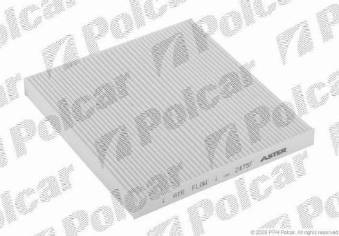 Polcar ASF2475 - Filtre, air de l'habitacle cwaw.fr