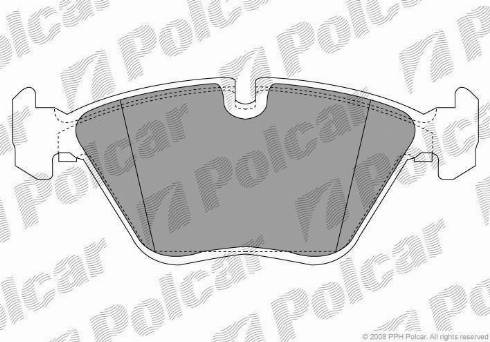 Polcar IE181296 - Kit de plaquettes de frein, frein à disque cwaw.fr