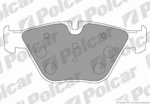 Polcar IE181577 - Kit de plaquettes de frein, frein à disque cwaw.fr