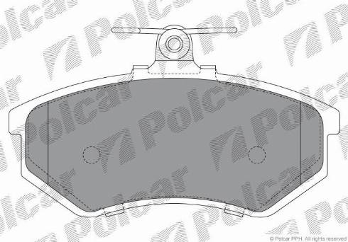 Polcar S70-0027 - Kit de plaquettes de frein, frein à disque cwaw.fr