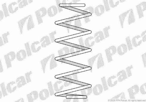 Polcar ST528426 - Ressort de suspension cwaw.fr