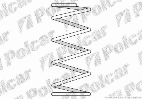 Polcar ST547554 - Ressort de suspension cwaw.fr