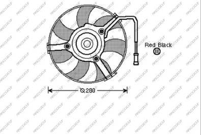 Prasco AD017F001 - Ventilateur, refroidissement du moteur cwaw.fr