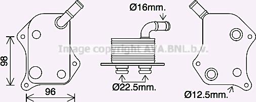 Prasco AI3414 - Radiateur d'huile cwaw.fr