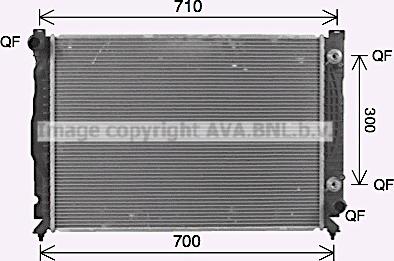 Prasco AI2431 - Radiateur, refroidissement du moteur cwaw.fr