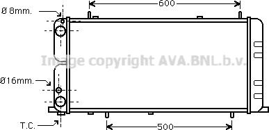 Prasco AI2051 - Radiateur, refroidissement du moteur cwaw.fr