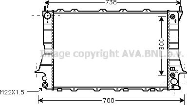 Prasco AI2084 - Radiateur, refroidissement du moteur cwaw.fr