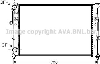 Prasco AI2189 - Radiateur, refroidissement du moteur cwaw.fr