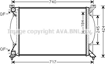 Prasco AI2240 - Radiateur, refroidissement du moteur cwaw.fr