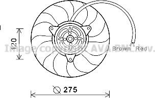 Prasco AI7515 - Ventilateur, refroidissement du moteur cwaw.fr