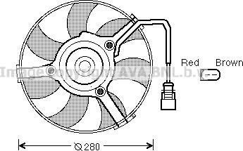 Prasco AI7516 - Ventilateur, refroidissement du moteur cwaw.fr