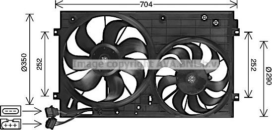 Prasco AI7526 - Ventilateur, refroidissement du moteur cwaw.fr