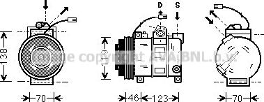 Prasco AIAK015 - Compresseur, climatisation cwaw.fr