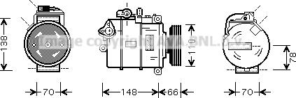 Prasco AIAK247 - Compresseur, climatisation cwaw.fr