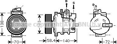 Prasco AIAK262 - Compresseur, climatisation cwaw.fr