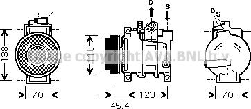 Prasco AIAK227 - Compresseur, climatisation cwaw.fr