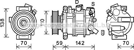 Prasco AIK401 - Compresseur, climatisation cwaw.fr