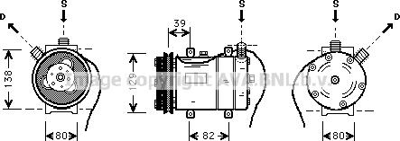 Prasco AIK009 - Compresseur, climatisation cwaw.fr