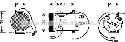 Prasco AIK006 - Compresseur, climatisation cwaw.fr