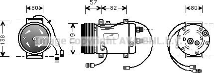 Prasco AIK008 - Compresseur, climatisation cwaw.fr