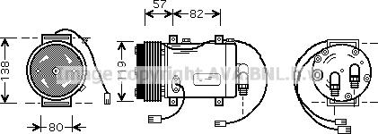 Prasco AIK143 - Compresseur, climatisation cwaw.fr