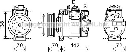 Prasco AIK381 - Compresseur, climatisation cwaw.fr