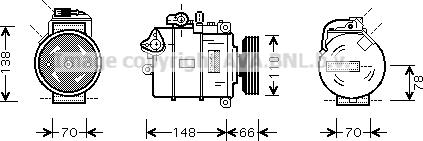 Prasco AIK247 - Compresseur, climatisation cwaw.fr