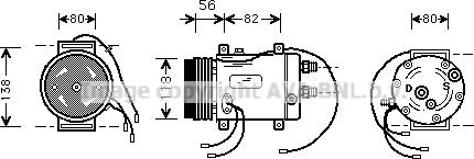 Prasco AIK255 - Compresseur, climatisation cwaw.fr