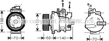 Prasco AIK266 - Compresseur, climatisation cwaw.fr