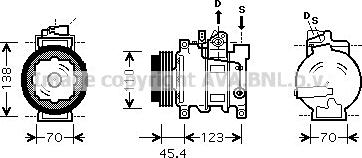 Prasco AIK261 - Compresseur, climatisation cwaw.fr