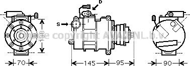 Prasco AIK267 - Compresseur, climatisation cwaw.fr