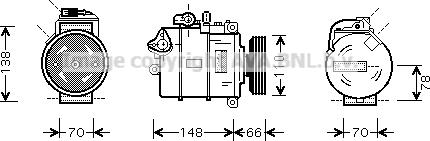 Prasco AIK226 - Compresseur, climatisation cwaw.fr