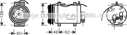 Prasco AIK228 - Compresseur, climatisation cwaw.fr