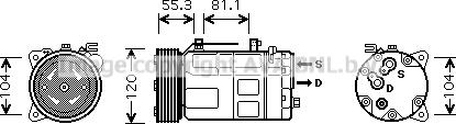 Prasco AIK222 - Compresseur, climatisation cwaw.fr