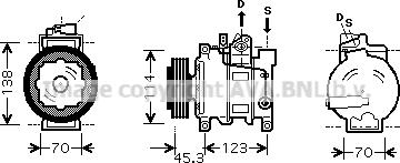 Prasco AIK276 - Compresseur, climatisation cwaw.fr