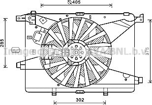 Prasco AL7516 - Ventilateur, refroidissement du moteur cwaw.fr